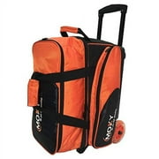 Moxy Bowling Products  Premium Double Roller Bowling Bag- Orange/Black