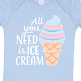 thumbnail image 4 of Inktastic All You Need is Ice Cream with Ice Cream Cone Boys or Girls Baby Bodysuit, 4 of 5