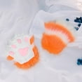 thumbnail image 6 of fenteer Cat Claw Gloves Mittens Animal Claws Costume Gloves Fingerless Gloves Kitten Paw Orange, 6 of 8