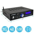 thumbnail image 6 of Pyle Home PDA5BU 200 Watt AM/FM AUX/USB Bluetooth Home Stereo Amplifier System, 6 of 6