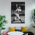 thumbnail image 6 of National Baseball Hall of Fame Inductees Babe Ruth Poster Art Poster Canvas Painting Decor Wall Print Photo Gifts Home Modern Decorative Posters 24x36inch(60x90cm), 6 of 6