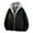 Black Jacket for Men, variant on Mrmaere Men's Hooded Faux-Lined Jacket Oversized Warm Casual Outerwear for Daily & Outdoor Wear Black L