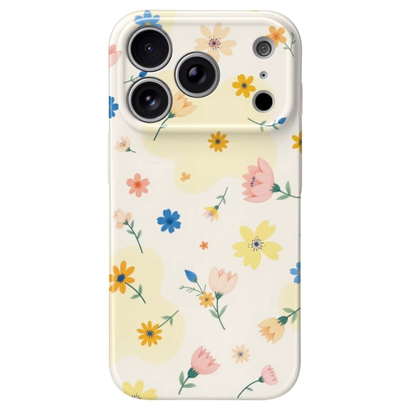 SKLYDDI Cute Aesthetic Yellow Case for iPhone 17 Pro Max