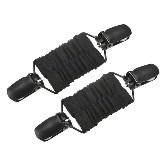 Uxcell 2 Pack Dress Clips, Sweater Clips Shawl Cardigan Clips Scarf Clip for Women, Black