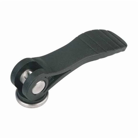 Cam Lever Size: 1 D=1/4-20, A=71,5, B=22, Polyamide Black, Comp: Steel