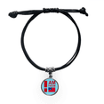 thumbnail image 1 of I Am From Samoa Bracelet Leather Rope Wristband Black Jewelry, 1 of 3
