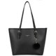 thumbnail image 1 of Women's Black Handbag, Large Leather Shopper Bag For Office, School, And Shopping, 1 of 5