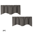 thumbnail image 4 of PEIBang 2 Pack Valances Curtains Kitchen Short Window Treatments,Bathroom Privacy Bedroom Curtain Topper Valence Pair Rod Pocket, 4 of 4