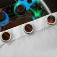 thumbnail image 4 of Manfei Colorful Game Console Curtains Pack of 2 (42x84 Each),Gamepad Gamer Curtains Blackout,Red Hexagon Pattern Bedroom Curtains For Kids,Super Cozy Room Decor, 4 of 6