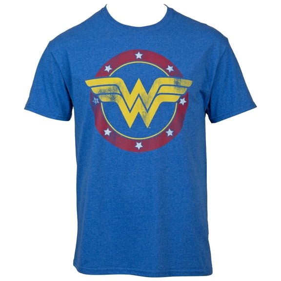 Wonder Woman Washed Emblem T-Shirt-2XLarge