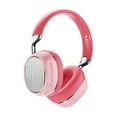 thumbnail image 2 of Kids Headphones Bluetooth 5.3 Wireless 60H Play Time Volume Limit 85/110dB Over Ear Foldable Protection Headset/Wired AUX Cord Mic for Children Boy Girl Travel School Phone Pad Tablet - Pink, 2 of 6