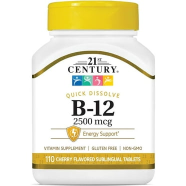 21st Century Vitamin B-12 Tablets, 2500 mcg, 110 Count