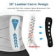 thumbnail image 3 of Faja lumbar ITHW para dolor lumbar, soporte lumbar para mujeres y hombres con correa ajustable, faja lumbar para ciática, hernia discal y escoliosis (talla pequeña), 3 of 5