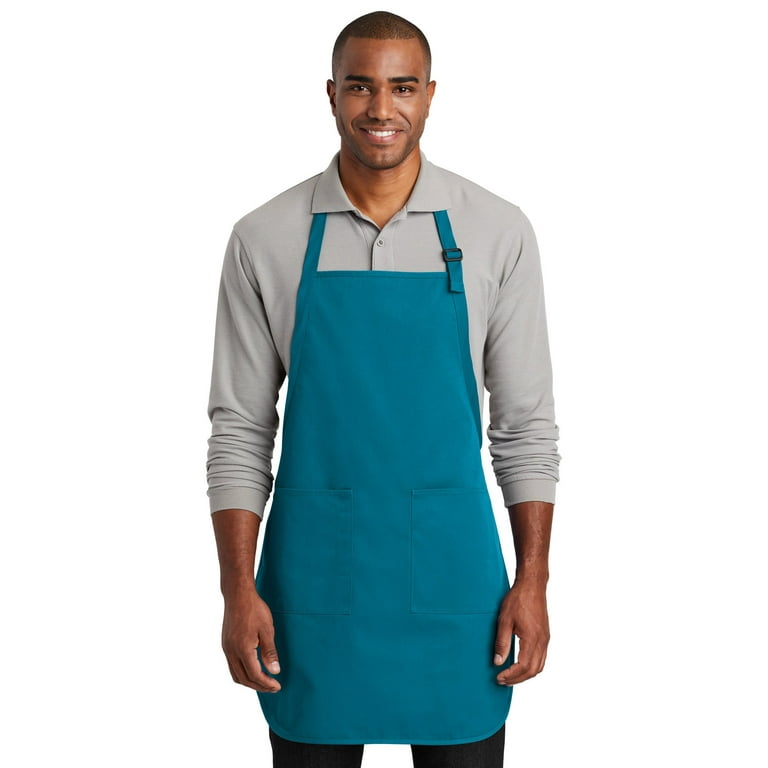 Port Authority Men's Work Bib Apron, Full-Length with Two