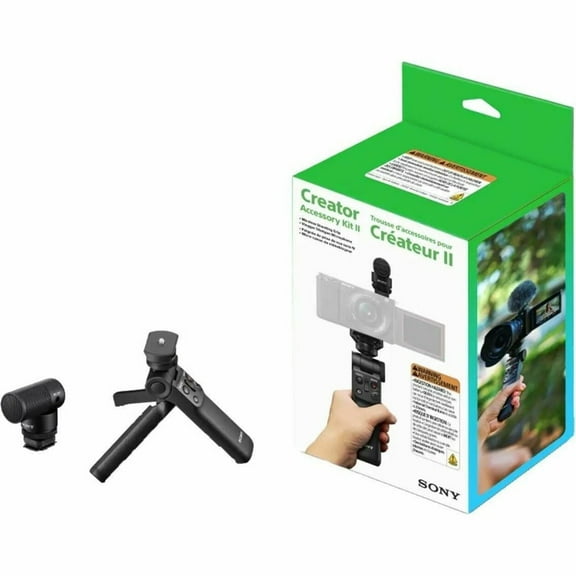 Sony Creator Accessory Kit II with Shooting Grip/Tripod and Vlogger Shotgun Microphone