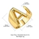 thumbnail image 2 of Anillo de moda para mujer, anillo de pareja, anillo de apertura de 26 letras, joyería Wmkox8yi  sjalhkljlk2500, 2 of 4