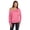 Neon Pink, variant on Bella + Canvas Be 8850 Ld Ls Flwy Off Shldr T