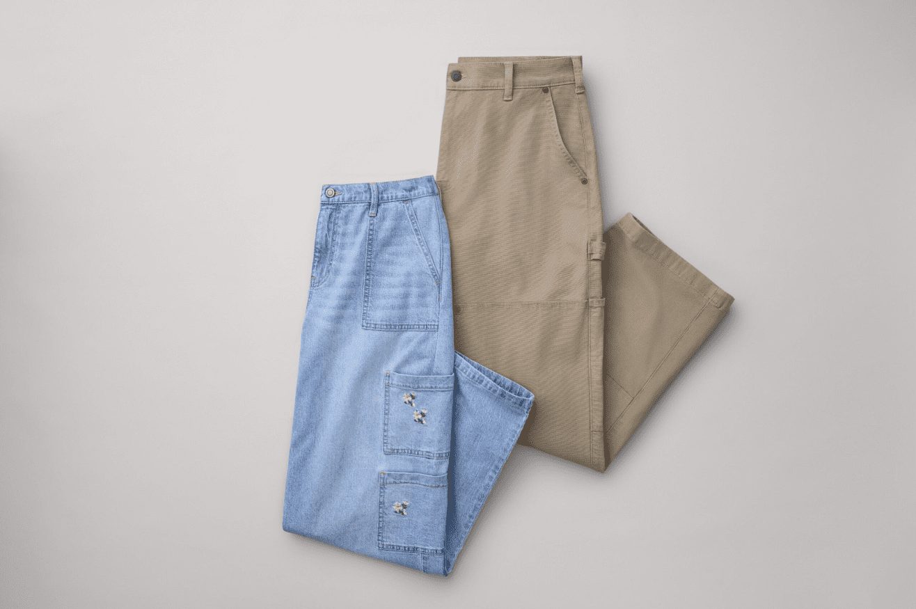 No Boundaries Wide Leg Cargo Pants, 31'' Inseam, Women's and Women's Plus Sizes XXS-4X