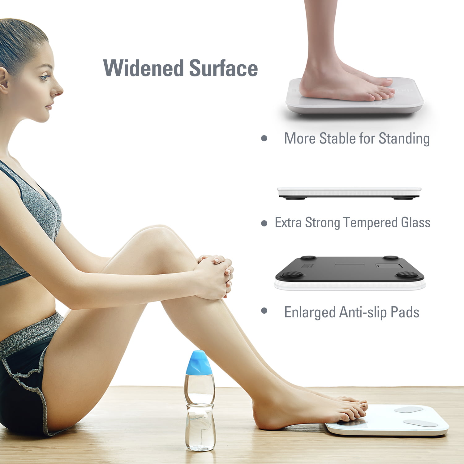 PICOOC Scale for Body Weight - Bluetooth Smart Digital Body Fat Scale