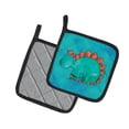 thumbnail image 2 of Caroline's Treasures Stegosaurus Watercolor Pair of Pot Holders, 2 of 3