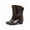 Brown, variant on POROPL Rain Boots for Women Mid Calf Fashion Non Slip Shoes,Boots Size 5.5