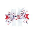thumbnail image 2 of karymi Hair Clips Independence Day Hair Barrettes Patriotic Party Claw Clips Hair Accessories for Women Bow Hairpin USA Stars Hair Clips Hair Jaw Clamp Head House Decor, 2 of 5