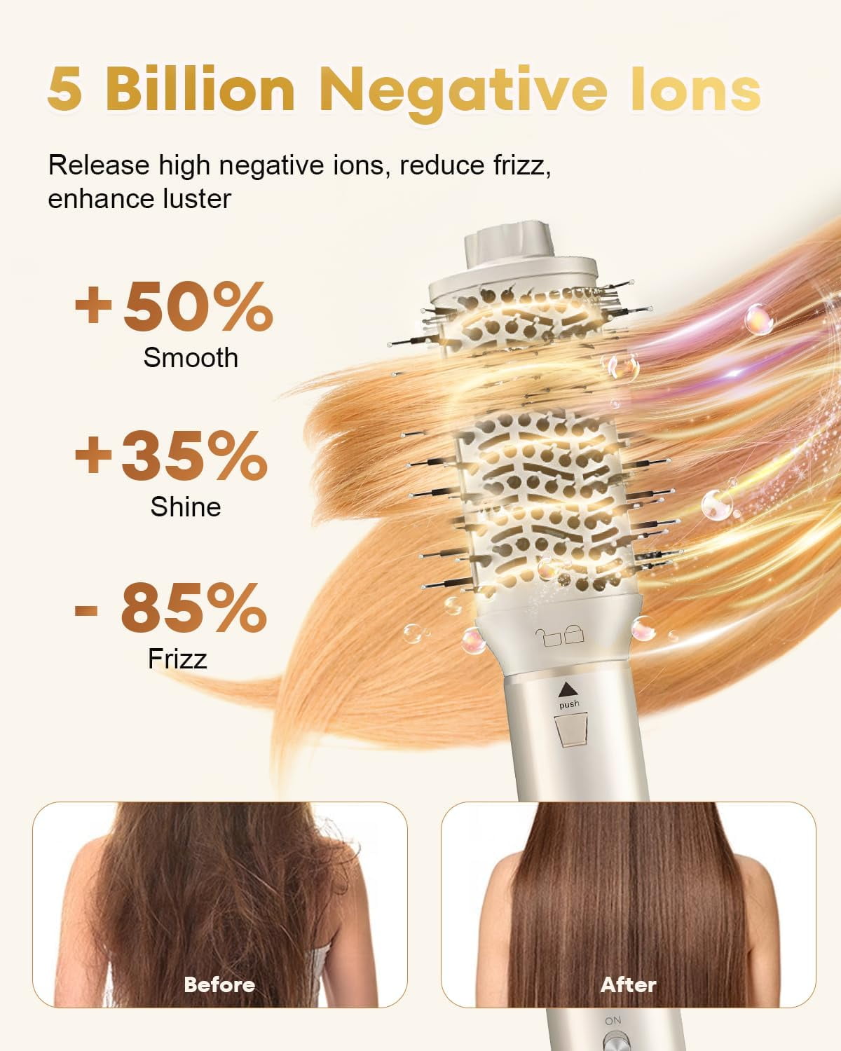 7 in 1 High-Speed Hot Air Styler 110,000 RPM Rotatable Hair Styler  Professional Frizz-Free Blow Dryer Brush, Fast Drying, No Heat Damage