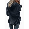 thumbnail image 2 of Damen Sherpa Pull Molletonné Sweat à Capuche Surdimensionné, 2 of 6