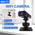 thumbnail image 2 of WK13 Mini Cámara de Vigilancia Wifi Seguridad del Hogar Cámara Inalámbrica de Audio para Interiores y Exteriores Monitor de Protección de Vídeo HD, 2 of 8