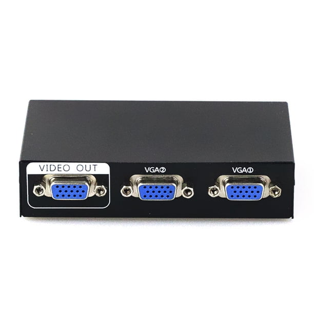 Caja de conmutación de señal VGA de 2/4 en 1 salida, convertidor de video de monitor de escritorio portátil de computadora, interruptor VGA 1080P Kearding DZ7673-02