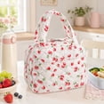 thumbnail image 2 of Insulated Lunch Bags for Women, Portable Insulated Bag with Cute Strawberry Print, Insulated Lunch Bag for Women Men Work School Picnic Travel, 2 of 6