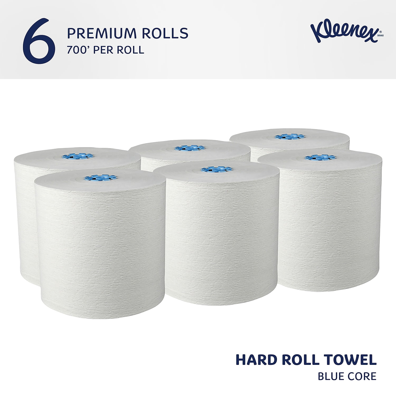 Scott Pro Plus+ Hardwound Paper Towels 1-Ply 6 Rolls/Carton (25637) 181000