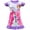 purple, variant on Little Girls Princess Pajamas Nightgown Toddler Printed Nightdress Sleepwear