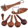 thumbnail image 2 of Jujube Wood Juego de Accesorios para Violín 4/4 Chinrest + Tuning Peg + Yuyangstore Mentonera para violín, 2 of 8