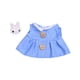thumbnail image 2 of Vestido de muñeca de peluche de 20 cm, accesorios para vestir muñecas suaves, ropa , colgante para muñeca, linda decoración, ropa para muñecas, 2 of 9