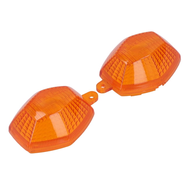 Turn Lens, Dustproof Front Blinker Lens Smooth Impact Resistant for Motorcycle Black,White,Yellow