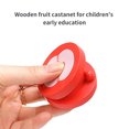 thumbnail image 3 of Visland Castanets Toy Unique Pattern Wood Infant Musical Instruments Toy Baby Educational Supplies for Home, 3 of 8
