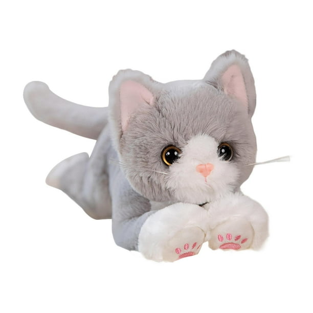 Juguete de peluche de gato para niños, muñeco de gato de peluche
