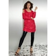 thumbnail image 4 of Roaman's Women's Plus Size Cold-Shoulder Sequin Tunic, 4 of 5