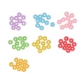 thumbnail image 2 of Adorno De Donut, Dije Multifuncional De Donuts, 7 Colores, Juego De 70 Piezas Para Estuches De Lápices, 2 of 7