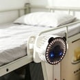 thumbnail image 5 of Small Clip Type Fan, 3 Speeds Adjustable Strong Airflow Fans with Sturdy Clamp, for Office Dorm Bedroom (White), 5 of 6
