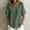 Army Green women v neck t shirt a1, variant on Loose Fit Short Sleeve T Shirt for Women, Casual V Neck Blouse, Soft Stretch Curved Hem Tee for Home Office Travel Daily Wear, Navy L