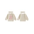 thumbnail image 2 of Cjfdfy Toddler Baby Girl Fall Outfit Big Sister Embroidery Long Sleeve Waffle Knit Sweatshirts And Headband Cute Baby Big Sister Fall Winter Clothes 1-5 Years, 2 of 9