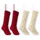 thumbnail image 1 of Calcetines de Navidad calcetines de regalo multifuncionales con cuerda colgante de diseño de punto sólido, 1 of 4