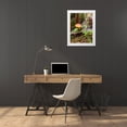 thumbnail image 3 of Grayscale 25x32 White Modern Wood Framed Museum Art Print Titled - Tiny Mushroom I, 3 of 4