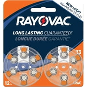 Rayovac Hearing Aid Battery Size 13, 12-Pack, L13ZA-12ZMB