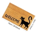 thumbnail image 2 of Velvet Welcome Doormat for Home Entrance Hallway and Porch, 2 of 5