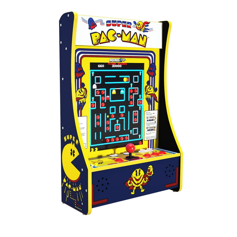 Arcade1UP Machine - Super Pac-Man, 10-in-1 Video Game