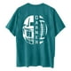 thumbnail image 5 of Tops Cortos para las Mujeres, Doble Cara Impreso Cuello Redondo Gota Hombro Camiseta, Top Estirable Casual, 5 of 5