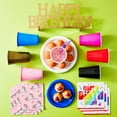 thumbnail image 2 of Plastic Disposable Party Cups, Bright White, 16 oz, 18 Pieces, by Way To Celebrate, 2 of 5